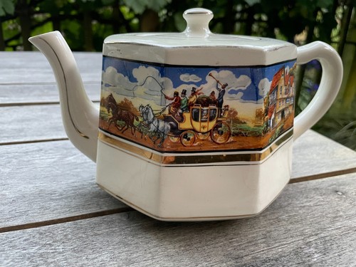Celia gibsons octagonal teapot - gibsons,