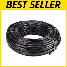 1/2 Inch Drip Irrigation Tubing, 200 Ft, Black Polyethylene