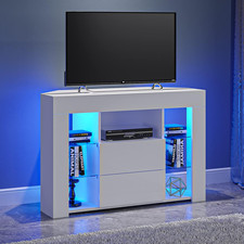Corner TV Stand Sideboard LED