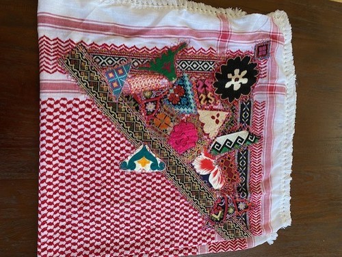 Hand embroidered jordanian - hand,