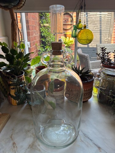 Demijohn glass bottle for - demijohn, 4.5l