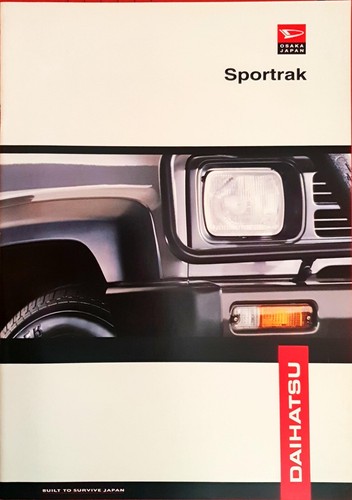 Daihatsu sportrak brochure - daihatsu,