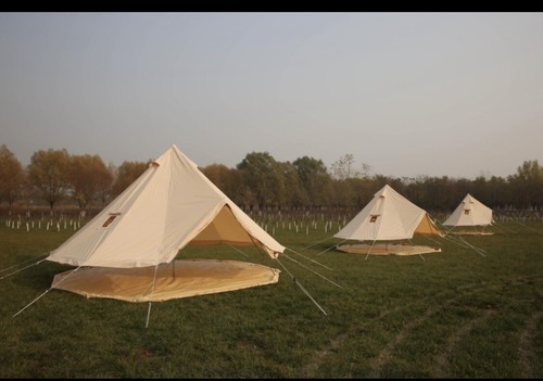 Bell tent with zipped - 5m,