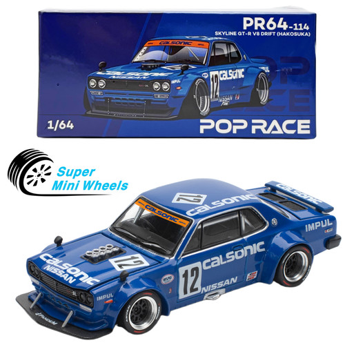 Pop race nissan skyline - 1:64,