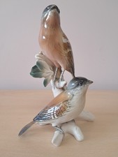 Karl Ens Porcelain - 2 Sparrows on a Branch - 7657 - Great Condition