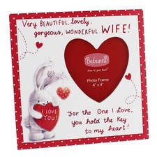 Wonderful Wife Photo Frame Red
