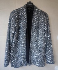 H&M SILVER / BLACK SEQUIN