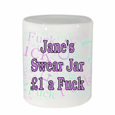 Personalised Swear Jar Ceramic