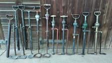 Collection of vintage stirrup pumps