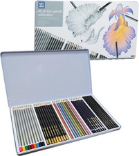 40 Artist Colour Pencils Set &