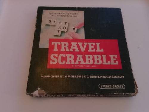 Vintage travel scrabble - 🎲,