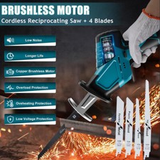 Cordless Reciprocating Saw Electric Wood Metal Cutter Saw For Makita 18V Battery
