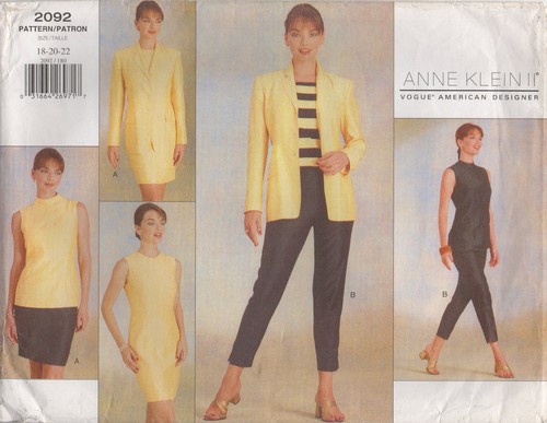 Vogue sewing pattern 2092 - pattern,