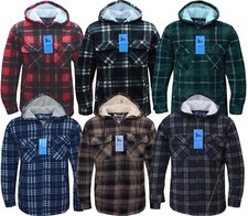 Plaid Fleece Jacket Hooded
