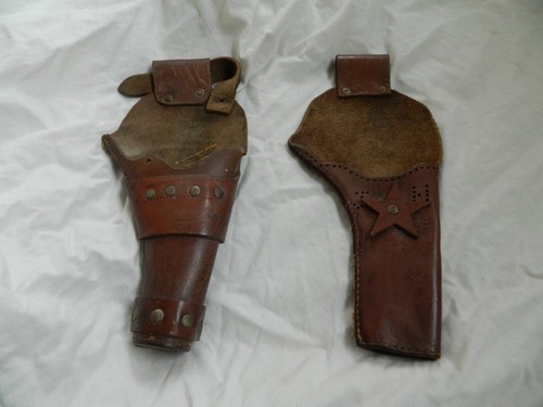 Vintage toy gun holsters - gun, holsters-ww1