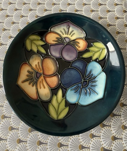 Moorcroft triple pansies - triple,