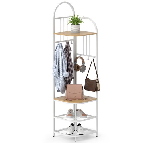 Corner hall tree freestanding - corner,