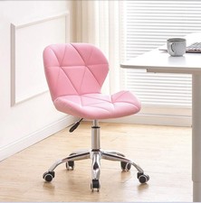 Cushioned Swivel Computer Desk