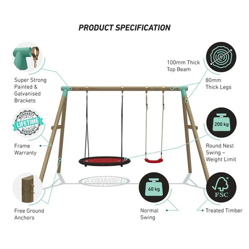 Wild 120cmround nest - nest, +