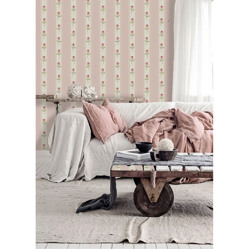 Shabby chic roses non woven - roses, non-woven