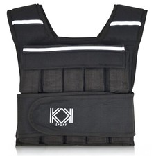 KK Weight Vest 10kg, 20kg Adjustable Fitness Strength Training Workout Exercise