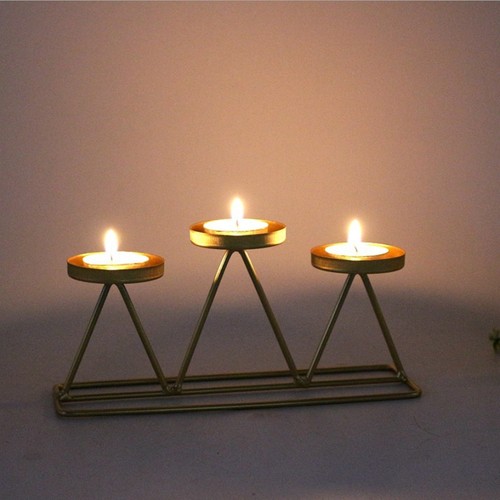 Gold arm candelabra - 3-arm,