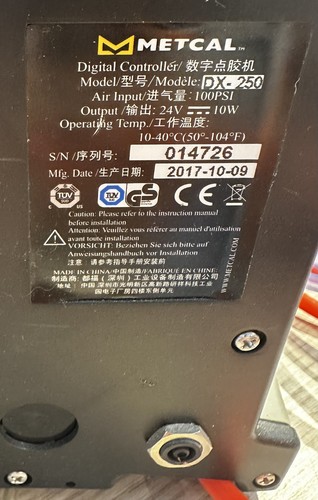 Metcal 250 automatic - metcal, dx-250