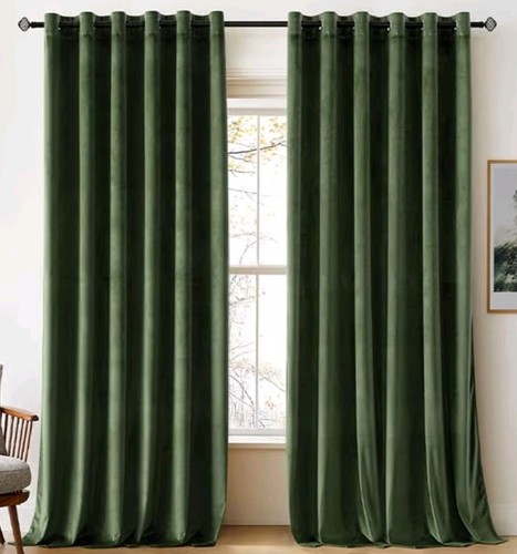 Woaboy velvet curtains - velvet,