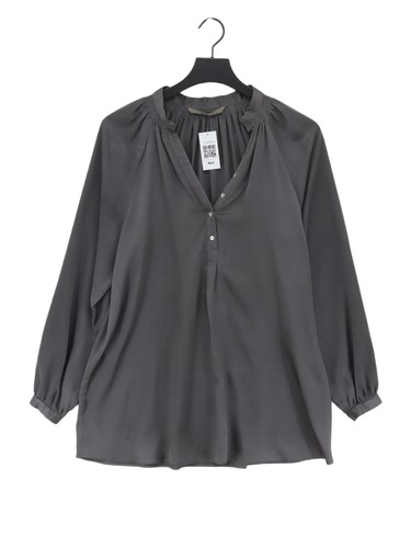 Zara women blouse grey - s,