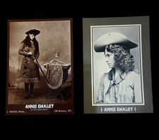 RPPC Lot Of 2 Annie Oakley
