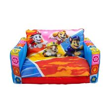 Official Paw Patrol 2 in 1 Inflatable Flip Out Mini Sofa and Kids Chair Lounger