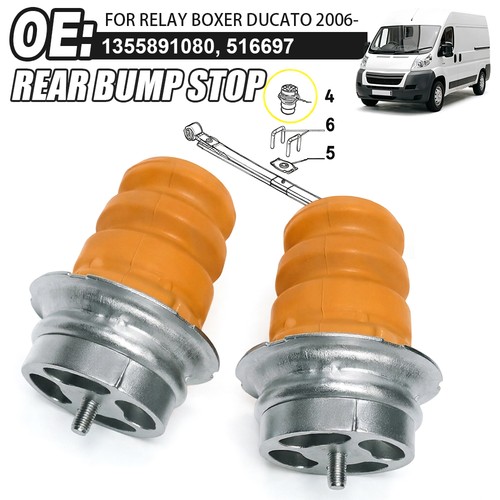 Rear suspension bump stop - 2x,