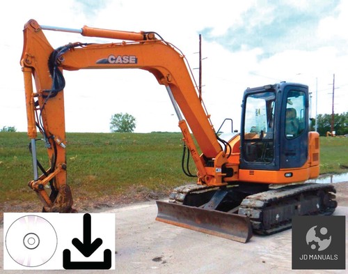 Case cx75sr cx80 excavator - case, &