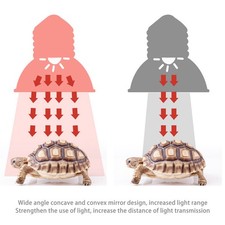 25W Reptile Heat Lamp Bulb 3.0 Infrared UVA UVB Sunbathe Heat Lamp Bulb For