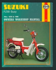 NEW OLD STOCK 1980's Suzuki FZ50 Suzy Haynes Manual Repair Book FZ 50 Suzi FW12
