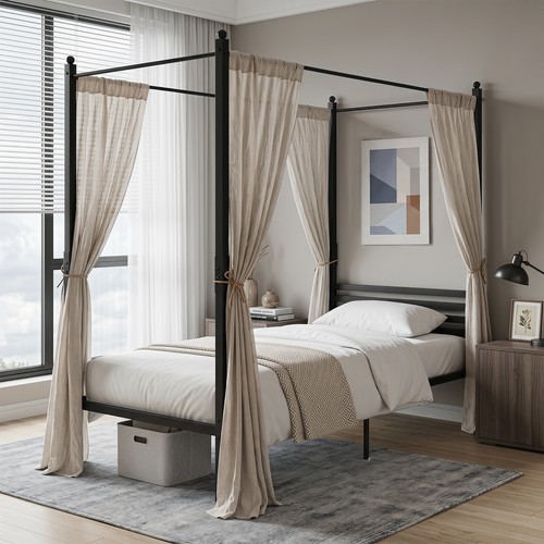 Modern single size poster - modern, 4-poster
