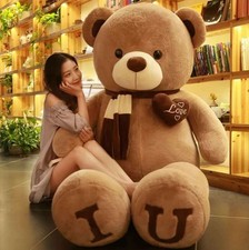 Large bear Teddy Bear Giant Teddy Bears Big Soft Plush Toys 80cm/100cm New uk 🎁