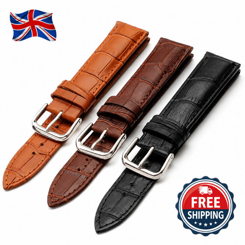 Mens genuine leather watch - genuine,
