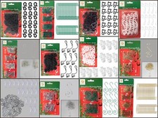 Gutter Swirl Hooks Christmas Ornament Hanger Tree Bauble String Rope Light Decor