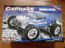 carnage 2.0 rc off road truck 1/10 4WD electric powered blue