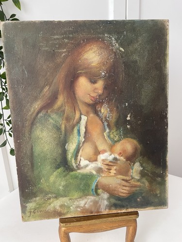 Vintage oil painting - vintage,