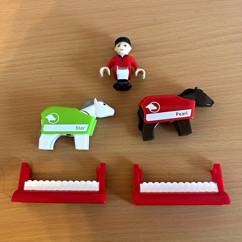Brio star pearl horses with - star,