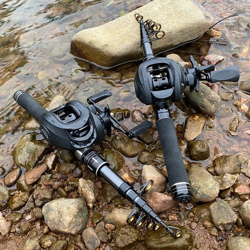 Portable telescopic fishing - telescopic,