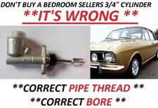FORD Cortina Mk2 MkII 1300 1600 1600e 1600GT Lotus CLUTCH MASTER CYLINDER 66-70