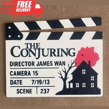 The Conjuring Movie Clapper Board Prop Horror Film Display 22cm 3D Printed