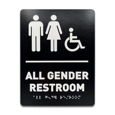 All Gender Restroom Sign by