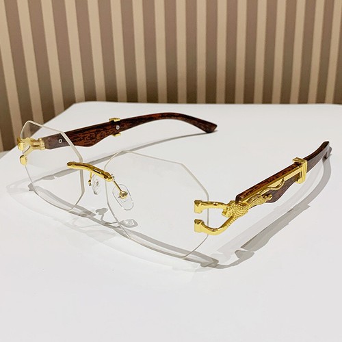 Luxury gold rimless - gold, hop