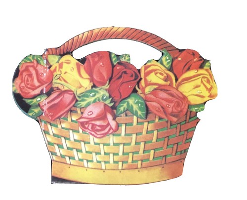 Vintage retro basket - vintage,