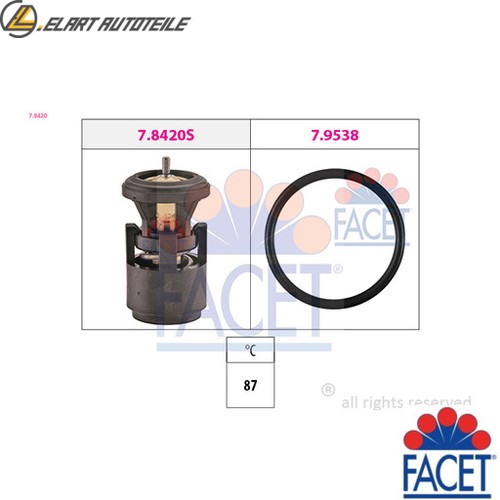 Thermostat coolant 8420 for - thermostat, 7.8420