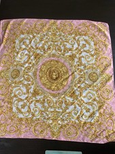 Versace Baroque Print Silk Scarf